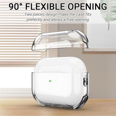 Case for AirPods Pro 3 2025 Clear Transparent TPU Earphone Case Accessories for AirPods Pro 3 Protective Case for Air Pods Pro 3