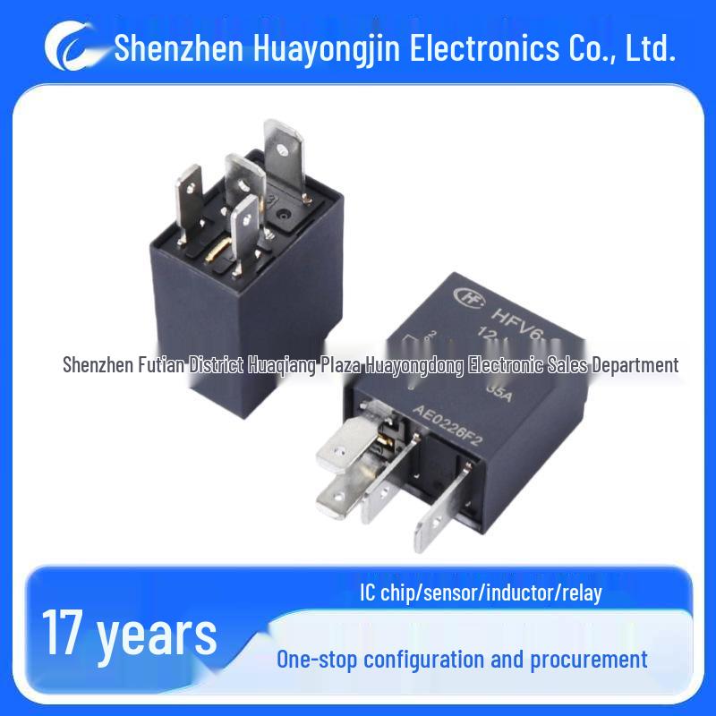 Hongfa HFV6-G/12-HT-R 35A Relay - 12V 4/5-Pin Automotive Relay