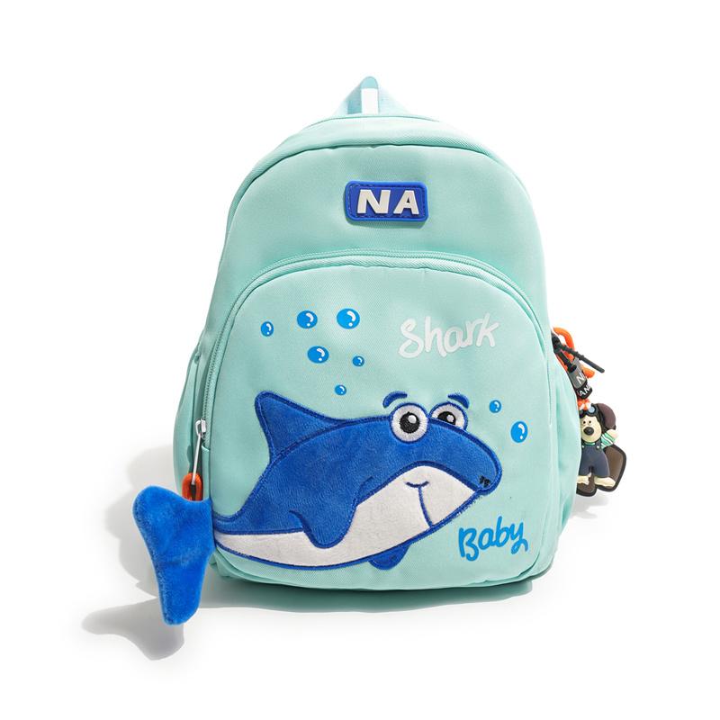 Children's Shark Backpack Lightweight Large Capacity Schoolbag
