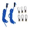 Rope with Roller Tensioner 1 Ton Capacity Paracord Tie Down Cinch Heavy Duty Stainless Steel Nylon for Camping Boating