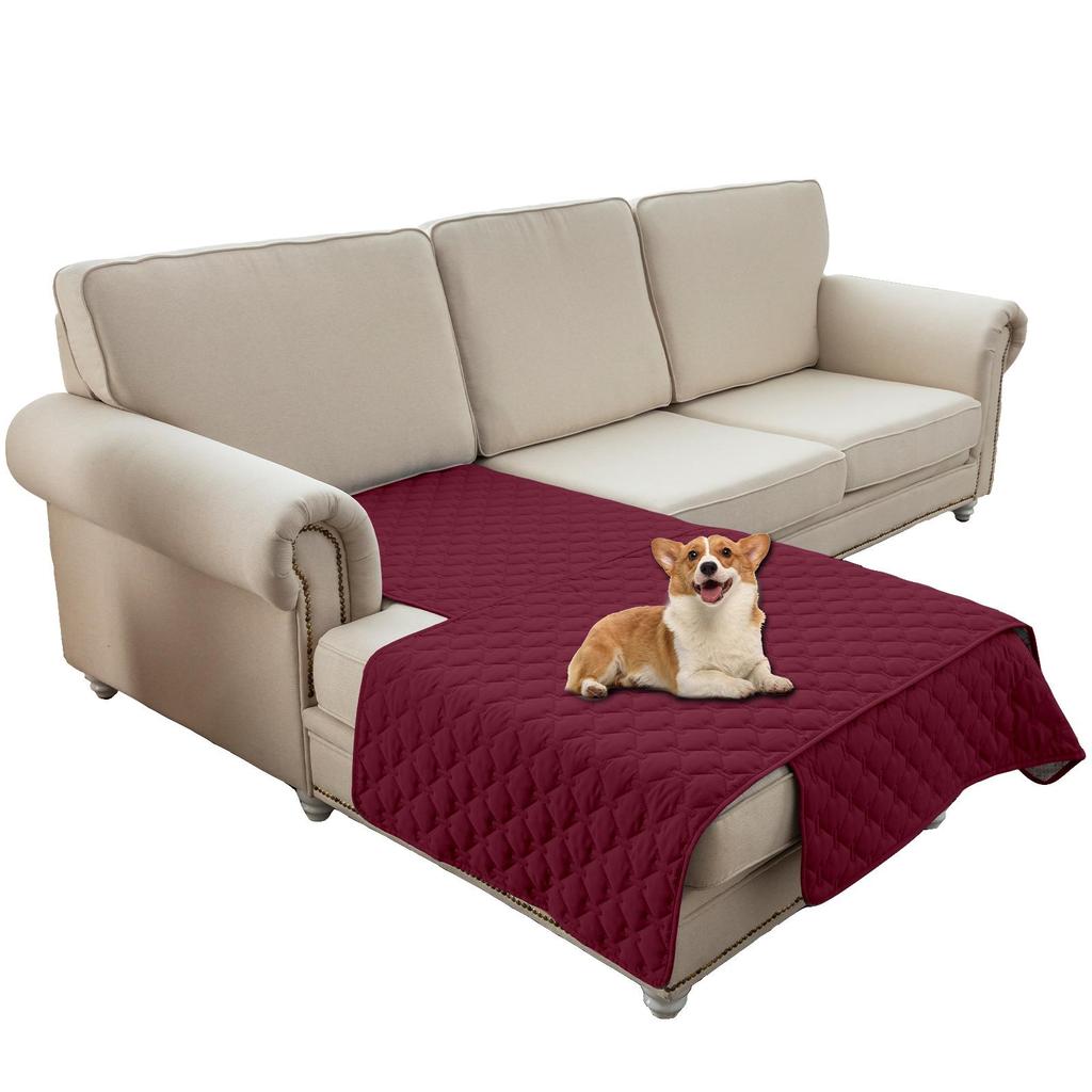 Waterproof Dog Bed Cover Pet Blanket for Bed Couch Sofa Reversible Sofa Slipcover L Shape Sofa Cover Sectional Couch Cover Chaise Loveseat Couch Cover