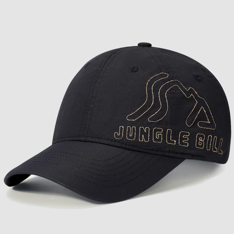 

Jungle Baseball Bill Cap Quickdry Waterproof Side Gilded Stitching Adjustable