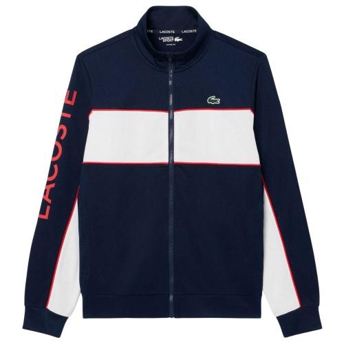 Lacoste Mens Logo Printed Zipped Tennis Jacket