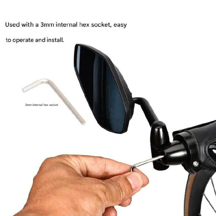 360 Degree Adjustable Rotatable Handlebar Mounted Mirror Handlebar Bicycles Mirror, Bicycles Cycling Rear View Mirror