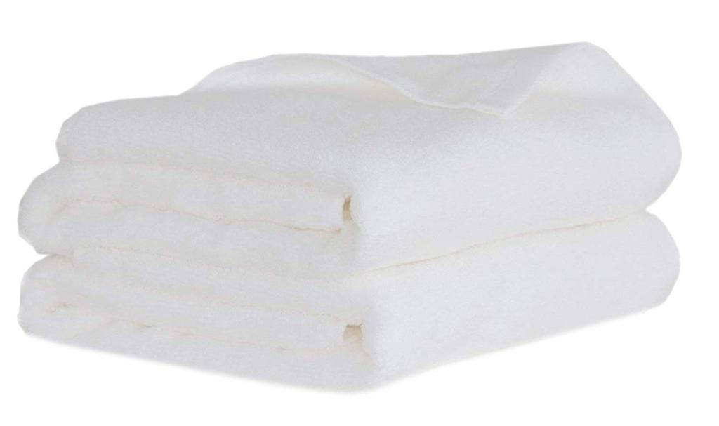 Imabari Bath 68 X Set of 2 Puri-up Towels, Hakkaitaoru, Medium, 140cm, White,