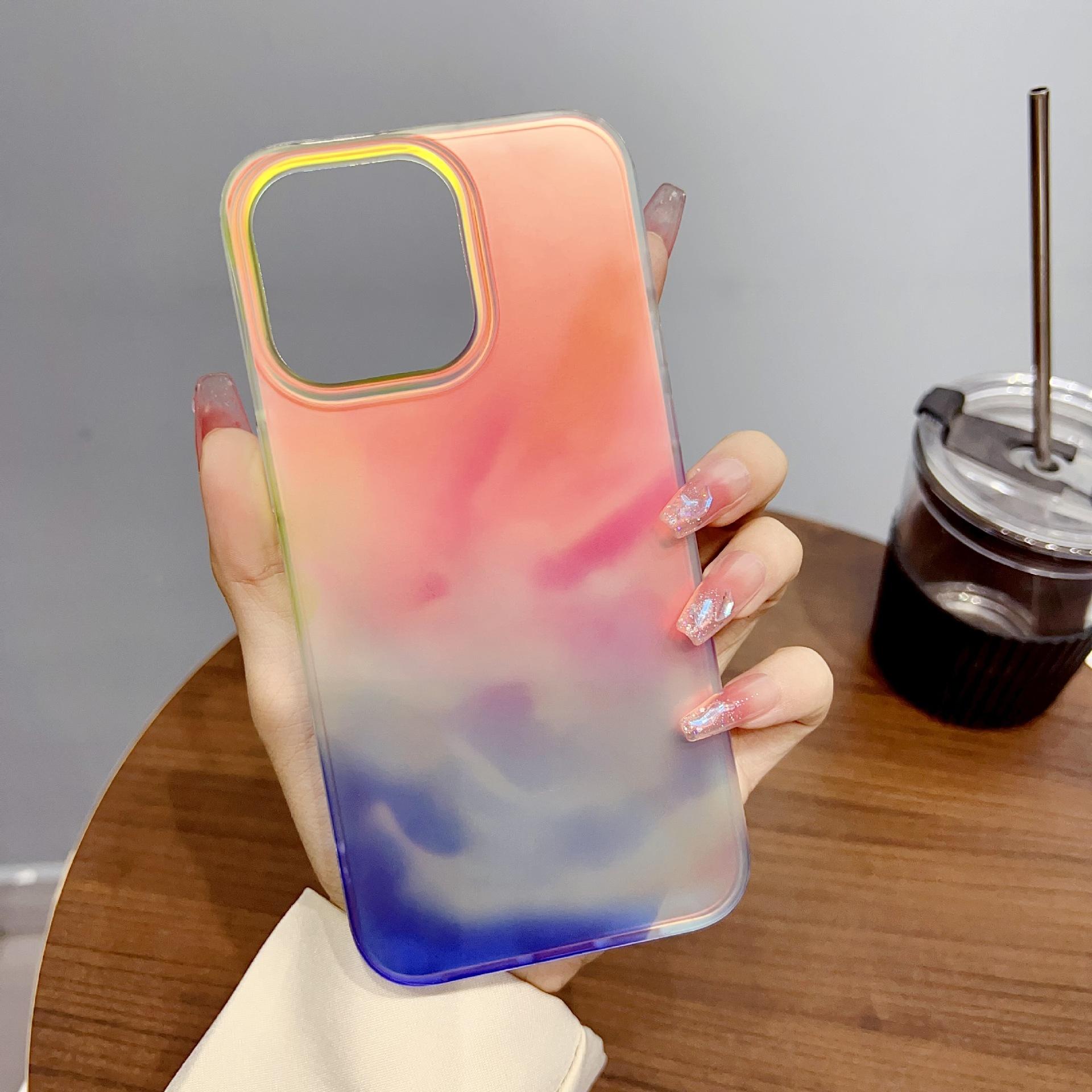 

Подходит для iPhone16PROMAX Чехол для мобильного телефона, меняющий цвет Apple 14/15 Противоударный с магнитной абсорбцией IMD Двойное покрытие Защитный чехол iPhone13Promax