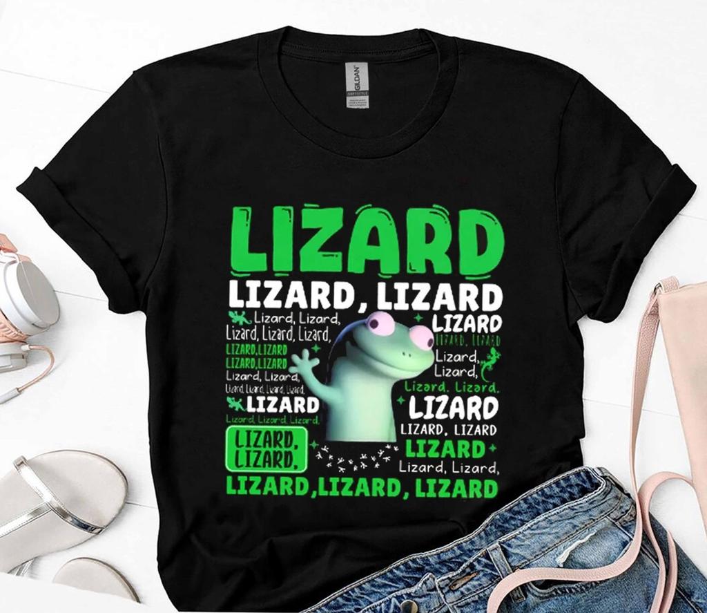 Lizard Lizard Lizard Meme Shirt Viral Meme Lizard Gen Z Shirt
