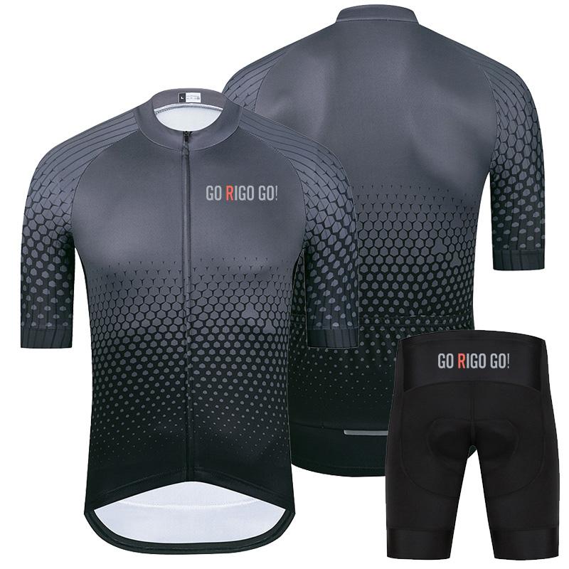 

Breathable Cycling Suit Set 2026 Summer Men s Short Sleeve Cycling Shorts Suspenders Set New Arrival Cycling Shirt Outdoor Cycling Clothing S