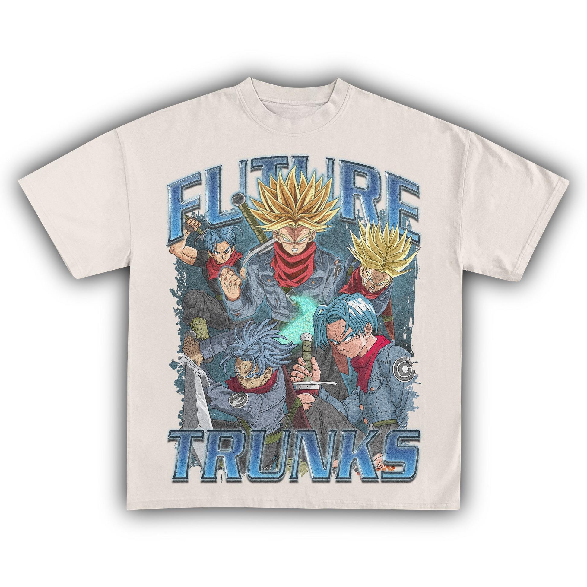 Future Trunks Dragon Ball Z T-Shirt Men Women Anime Graphic Cotton Short Sleeve Streetwear Tee S разноцветный