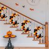 Orange Black Moon Cat Wreath Halloween Wreath Door Hanging Outdoor Courtyard Decoration Wreath Door Hanging Wholesale Atmosphere