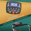 Electric Treadmill, Foldable, with LCD Display, Speed 0.8-10km/h and 3 Programs, Power 500 W, 123 x 62 x 117 cm, Black