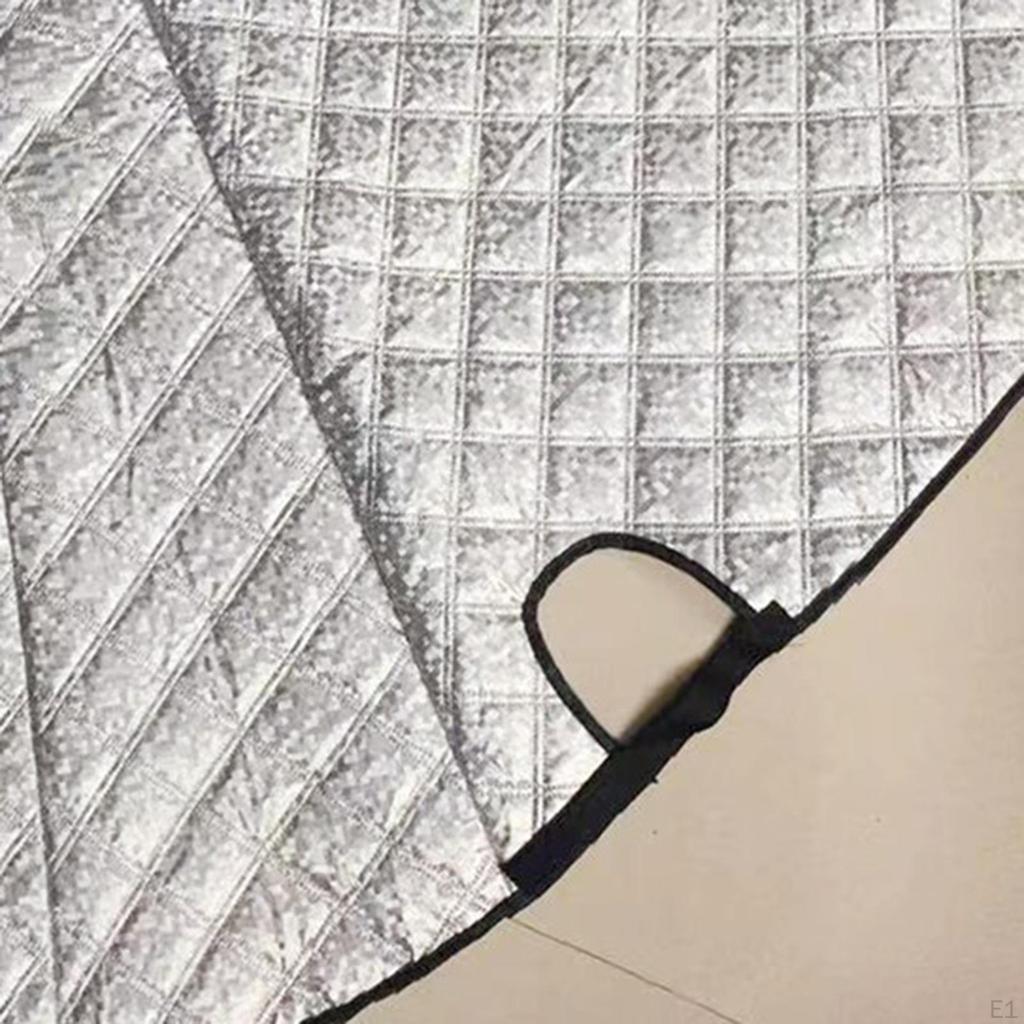 Windshield Cover Accessories or with Mirror Cutouts Visor for RV Snow Front Window Motorhome