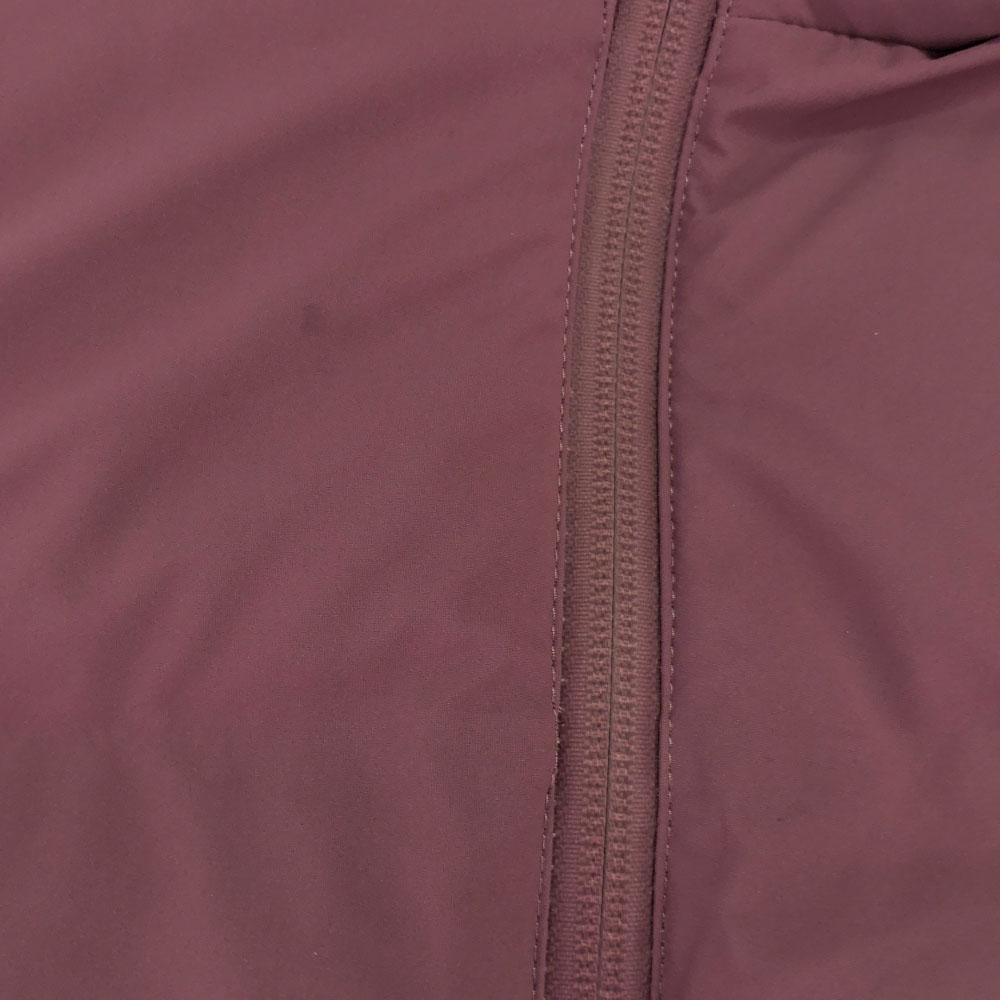 Uniqlo Nahtloser Daunen-Shorts-Mantel L Lila Doppelreißverschluss Damen Gebraucht