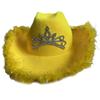 Vintage Country Western Fedora Hat Cowgirl Hat Furry Trims Cowgirl Hat for Party Photo Props Headwaer Gifts