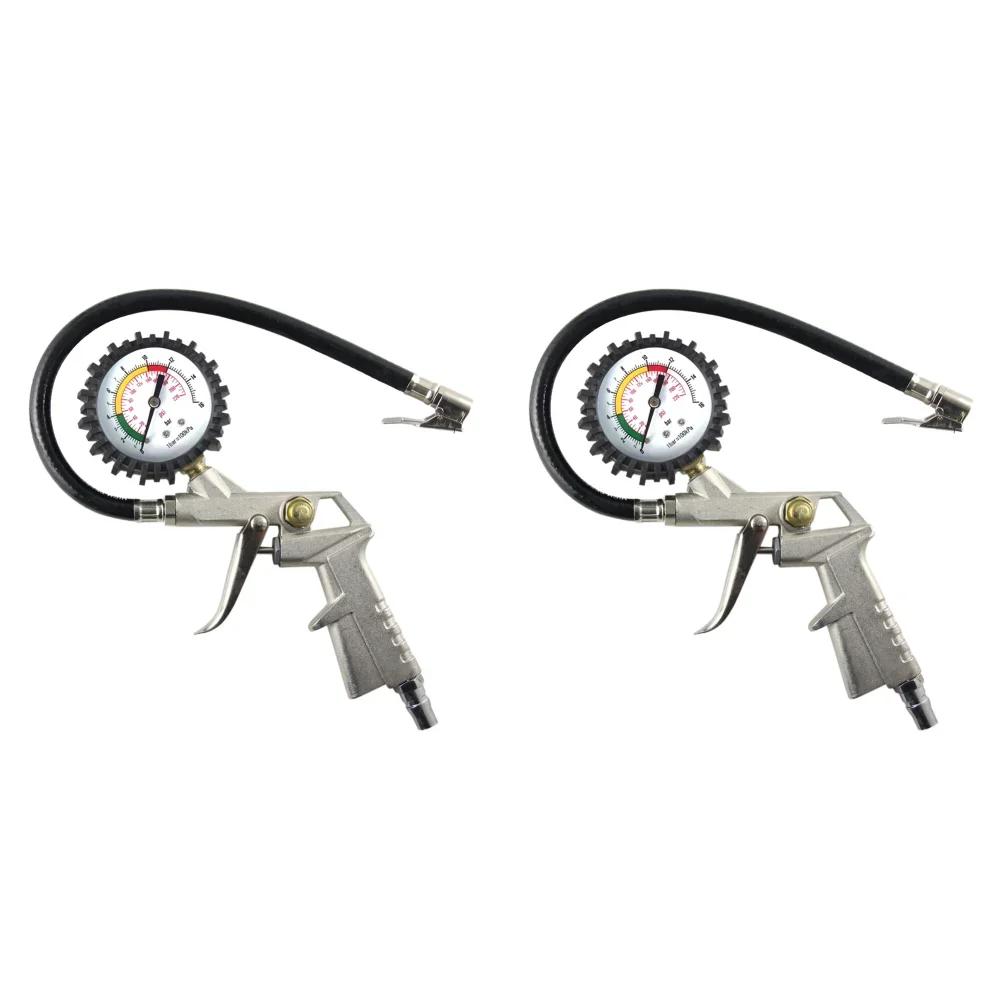 Car Tire Pressure Gauge 220 PSI High Precision Air Pressure Gun Monitor Tester Air Compressor Truck Motorcycle Tire Repair Tool