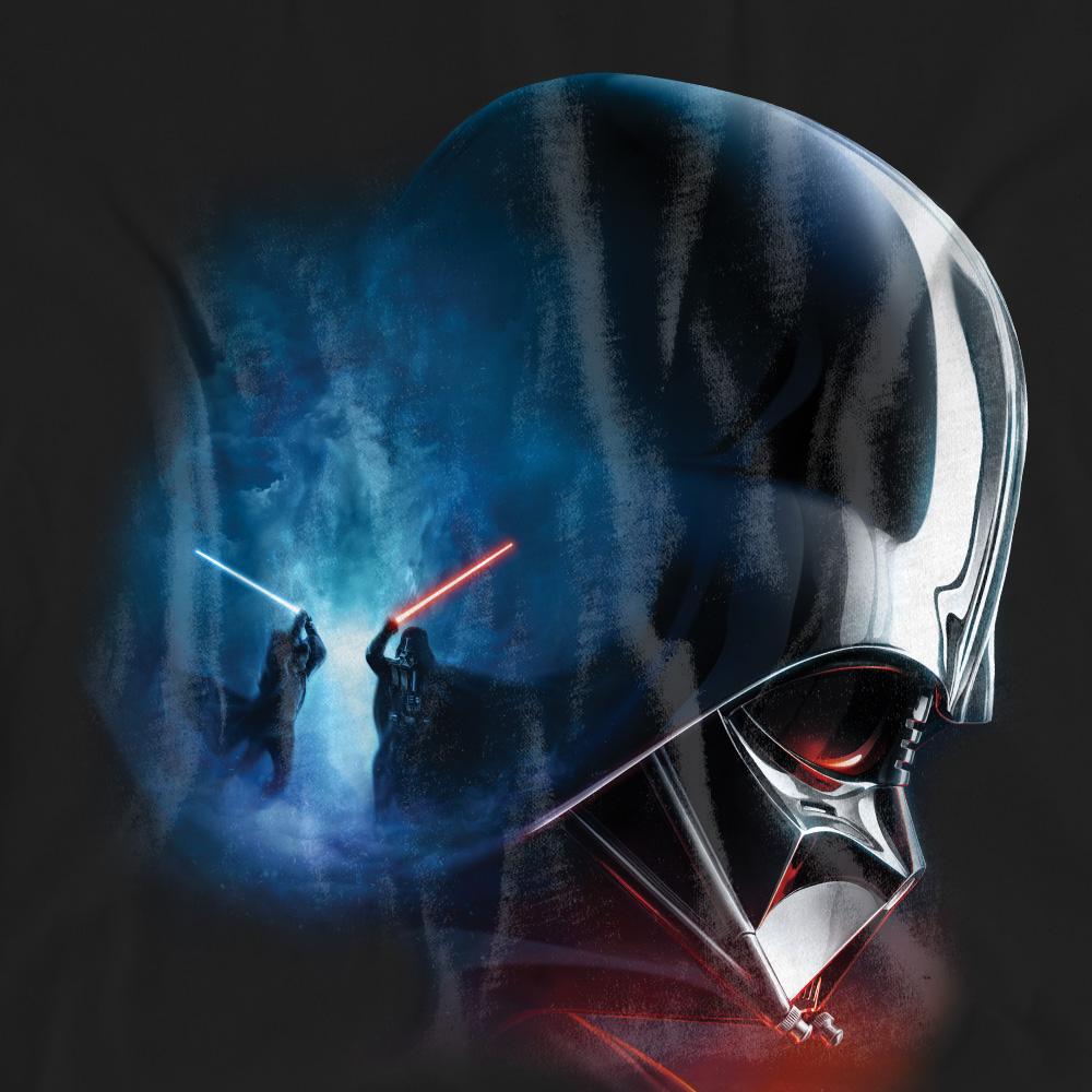 Star Wars Unisex Adult Obi Wan Kenobi Vader Poster T-Shirt