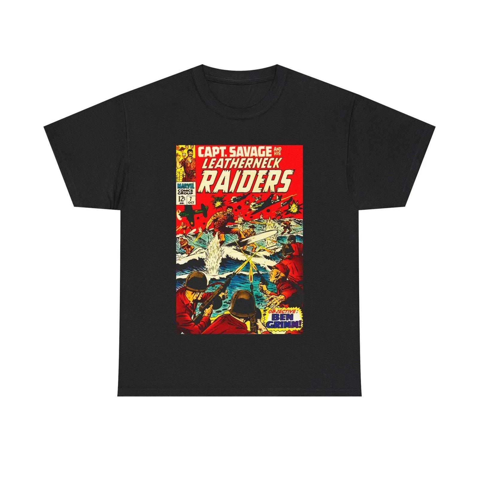 

Leatherneck Raiders T-shirt Retro Pulp Tee Surfer Gift Surfing Marines Surf 4XL