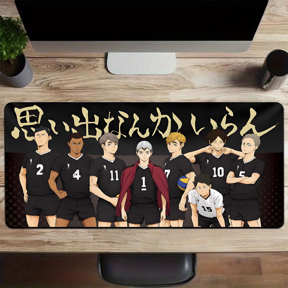 pc Haikyuu Large Mouse Pad computer mat Desk Mat keyboard mat Office Gaming Table Mat