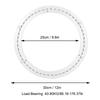 Heavy Duty Aluminium Alloy Rotating Bearing Turntable Round     Dining Table Plate