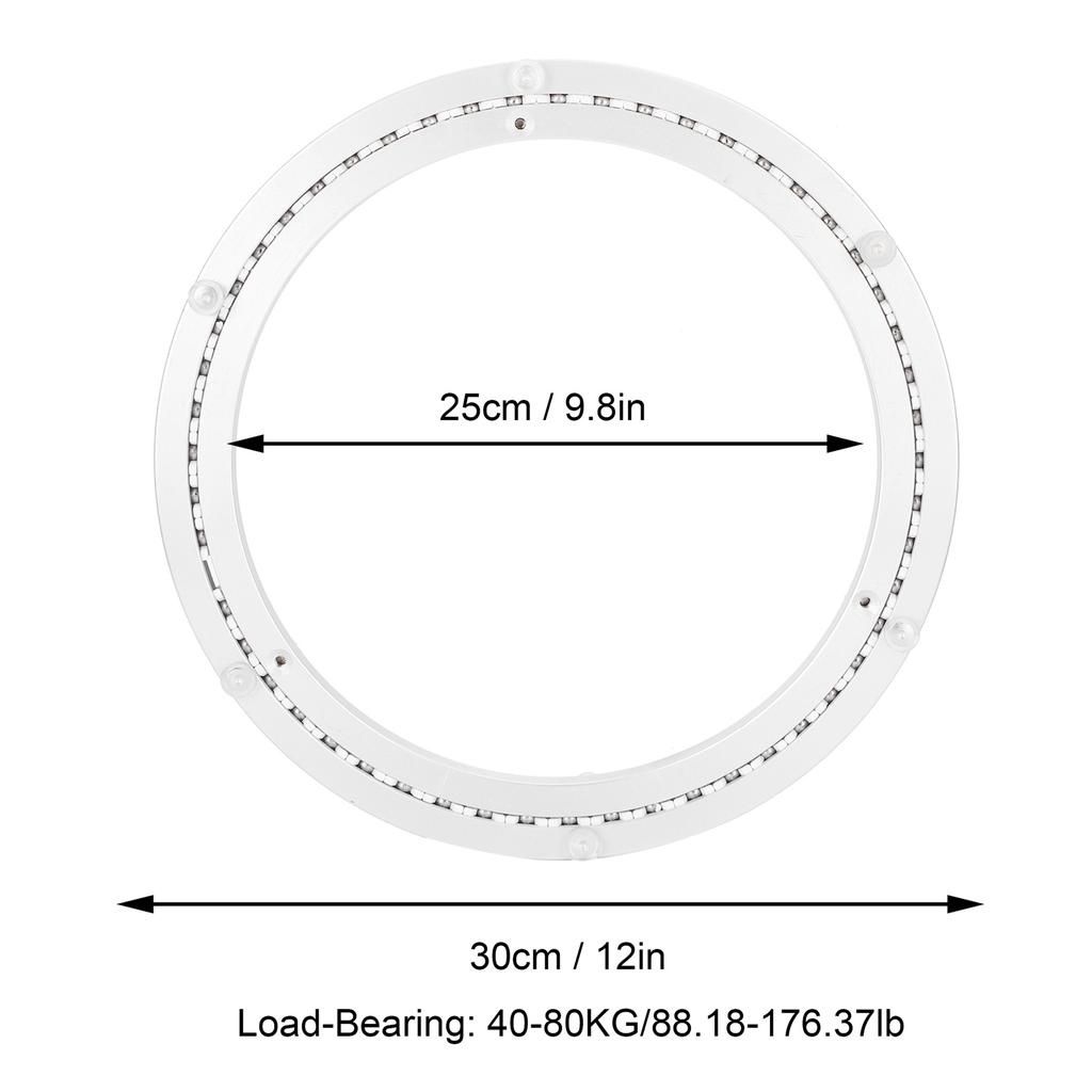 Heavy Duty Aluminium Alloy Rotating Bearing Turntable Round Dining Table Plate