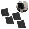 4Pcs Ladder Feet Pads Made from Reliable Rubber Material Non Slip Design Ensures Safety on Folding or Telescopic Ladders