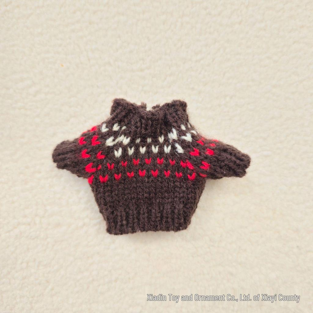 10cm West Highland Hund Baby Docka Bomull Ersättning Tröja