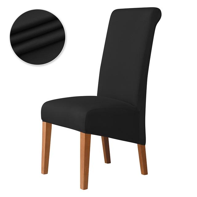 Nordic Abnehmbare Anti-Schmutz Sitz Stuhl Abdeckung Spandex Küche Abdeckung Für Bankett Hochzeit Abendessen Restaurant Moderne Wohnkultur