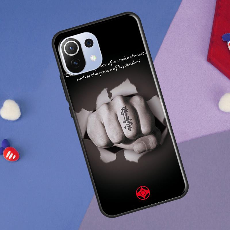 Kyokushin Karate Symbol Cover For Xiaomi 13 14 Ultra 11T 12T 13T 14T Pro POCO X7 Pro X3 X5 F3 F5 F6 M6 X6 Pro Case