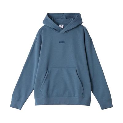 Puma Elevated FW25 ESS Hoodie Relaxed Men Hoodies Blue 690641-17