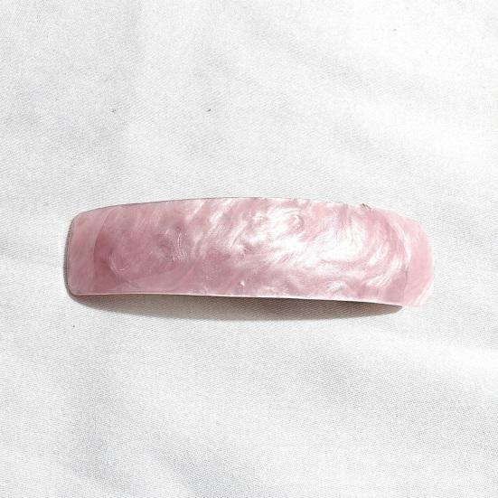 Hairpin Wide-Edge Arc Design Smooth Hair Styling Spring Hair Clip Lightweight Decorative Hair Accessory