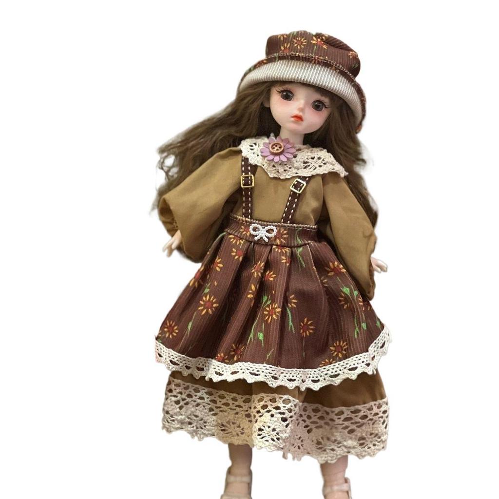 6-inch BJD Doll Princess Outfit Set - 30cm Fashion Doll Clothes for Girls