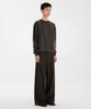 YOUTH Low Waist Wide Trousers - Brown