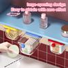 Transparent Bathroom Cotton Stick & Makeup Storage Box Pull-Out Drawer Style Bedroom Mirror Cabinet Organizer