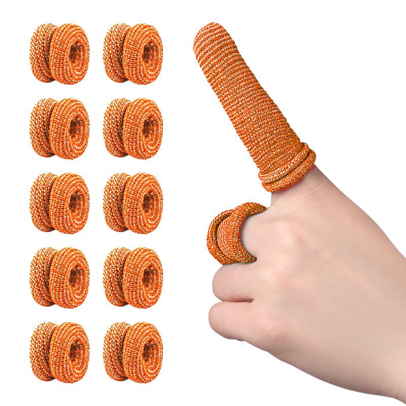 Breathable Tubular Finger Protector with Soft Rebound & Supportive Bandage for Sports