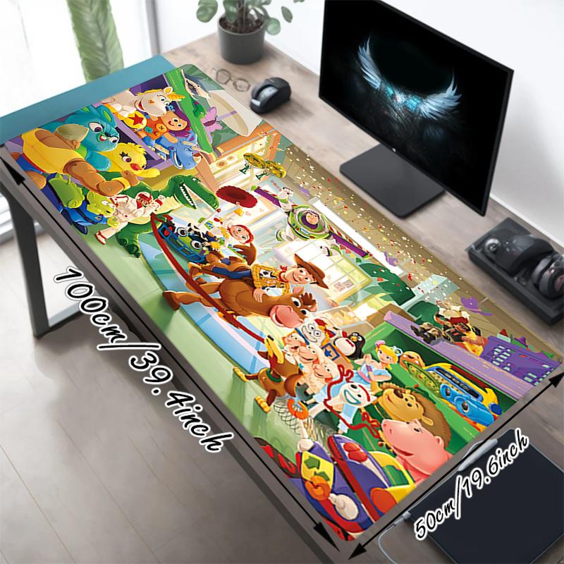 1Pc Toy Story Characters Gaming Mouse Pad Keyboard Desk Mat Non-slip Rubber Lock Edge Waterproof Computer Mousepad for Office Home Decor Y1989