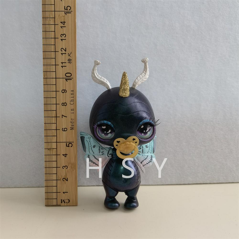 Original 11Cm-13Cm Rainbow Unicorn Doll Little Monster Mud Doll Children'S Game House Toy Set Gift