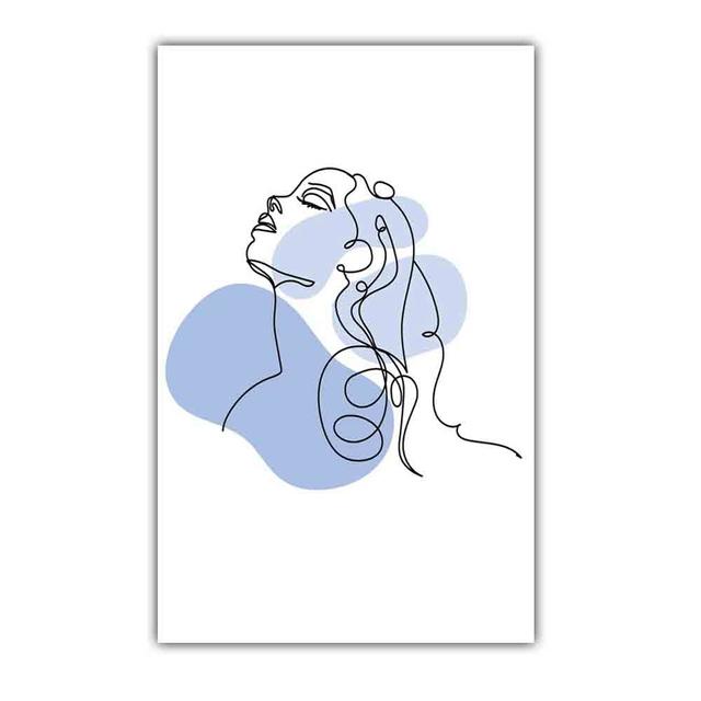 Nordic Abstract Art Figure Canvas Painting Minimalist Lines Matisse Poster Office Living Room Bedroom Home Decoration Mural No Frame