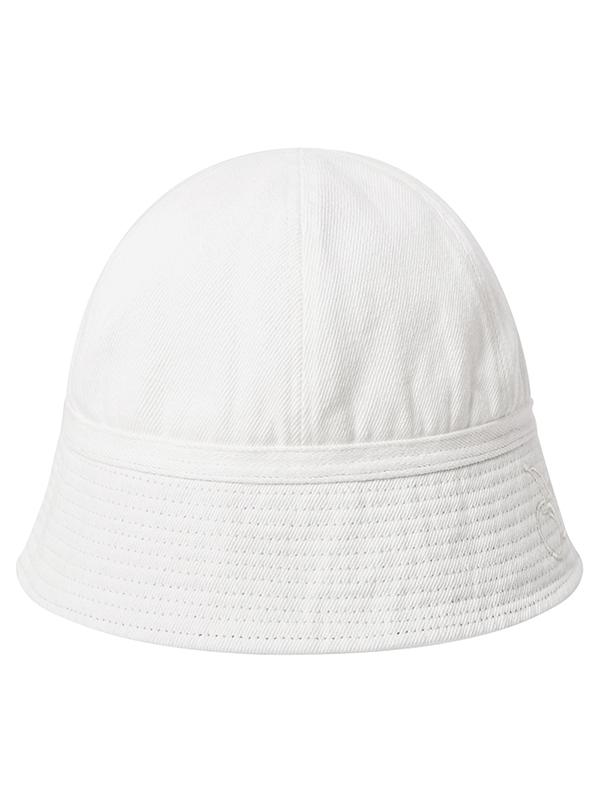 KIRSH Cherry Stitch Drop Bucket Hat [White]