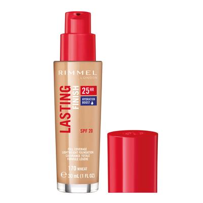 Base Rimmel Lasting Finish 170 Trigo 30ml (Bege natural) (x 1)