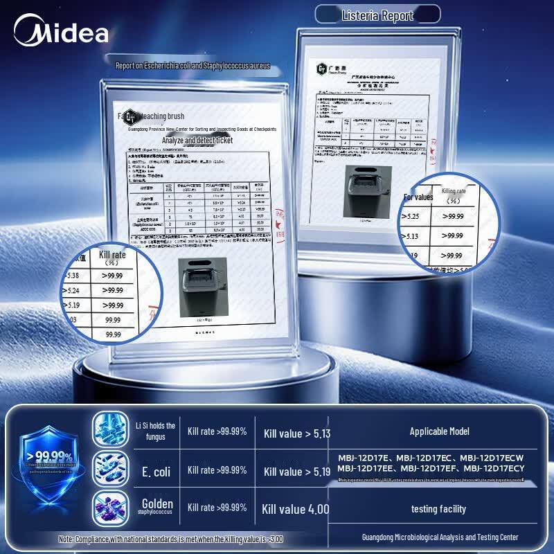 Midea 1.4L Mini Automatic UV Sterilization Ice Maker