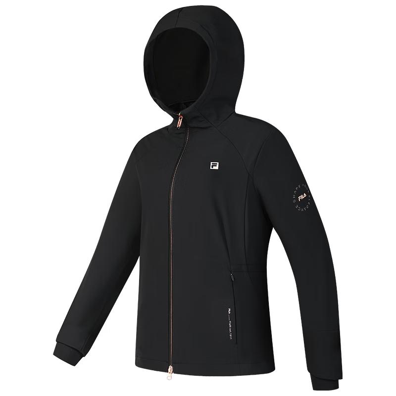 FILA Women s Hooded Fleece-Lined Woven Jacket S
