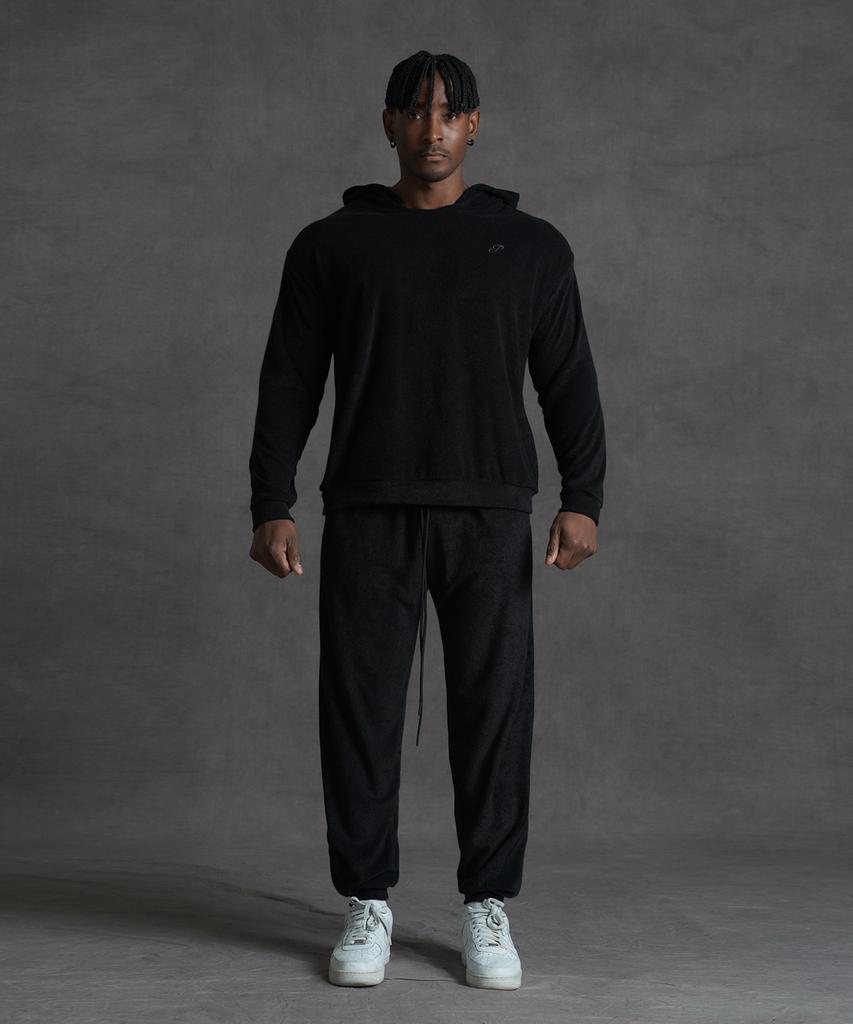 PHERMENON Standard Terry Jogger Pants - Black