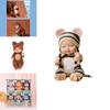 Crafted Lifelike Sleeping Newborn Baby Doll With Rotatable Limbs**