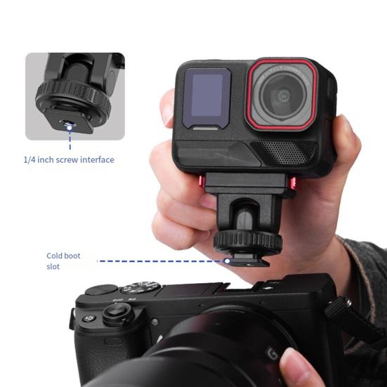 Magnetic Quick Release Mount for Insta360 Ace/Ace Pro/Ace Pro 2 1/4" Thread Action Camera Quick Release Base Tripod Adapter Sports Camera Accessories