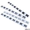 Old Style 3D ABS Defender Front Hood Emblem Letter Logo Badge Decal Sticker For Land Rover Defender Car Exterior Accessories XS2