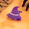1PC Halloween Bat Pumpkin Spiders Hair Clip For Kids Party Costume Accessories Practical Acrylic Design Safe Hairpins