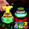Glowing Toys With Launcher Spinning Top Luminous Rotating Toy Music Spinning Toy Rotating Gyro
