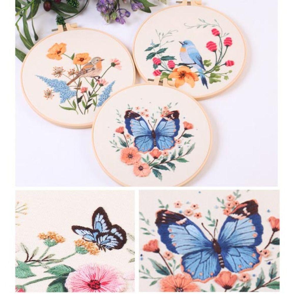 3D DIY Embroidery Kits Bird Embroidery DIY Materials New Embroidery Kits  Art Needlework