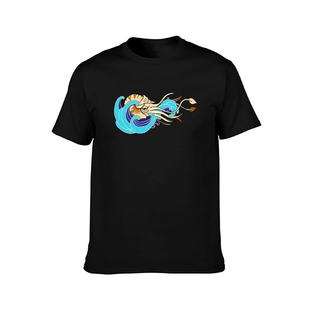 Nautilus T-Shirt Lässig Trendiges Kurzarm-T-Shirt