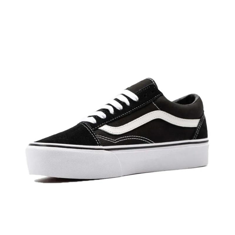 Vans Pantofi Casual Old School Confortabili la Modă Versatili cu Absorbție a Șocurilor Durabili cu Top Jos Adidași Copii Negru VNOA3B3UY28